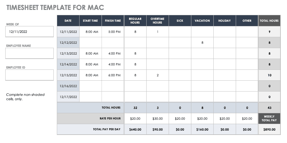 microsoft excel templates for mac free